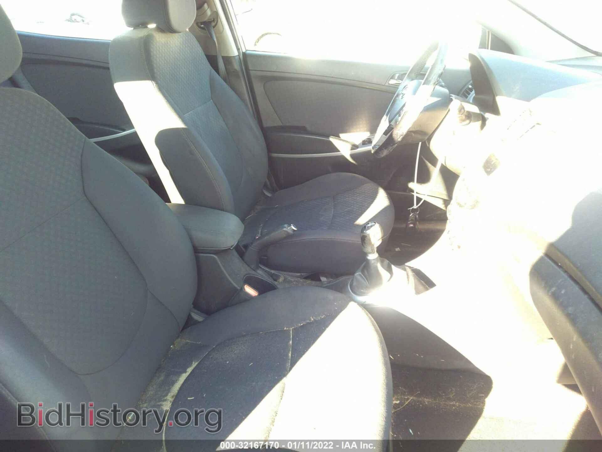 2014 HYUNDAI ACCENT - VIN: KMHCU5AE1EU146184 - Фото 5