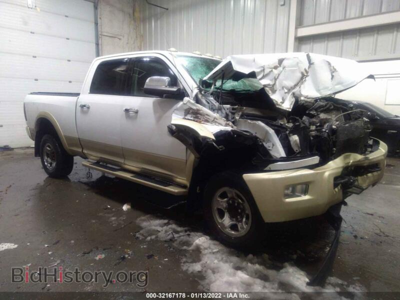 2012 RAM 3500 LARAMIE LONGHORN (VIN 3C63D3FL0CG137080) — фото 1 из 11, IAAI, повреждение: правая передняя часть