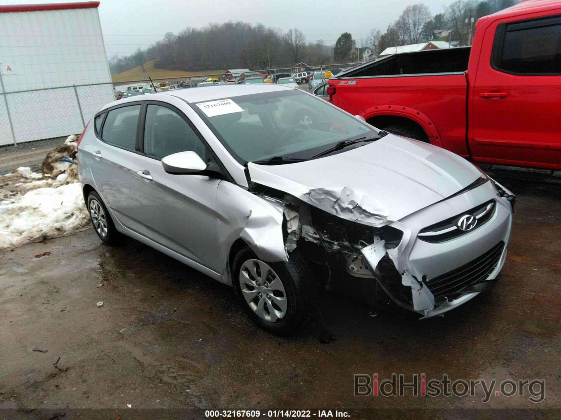 Photo KMHCT5AEXGU285848 - HYUNDAI ACCENT 2016