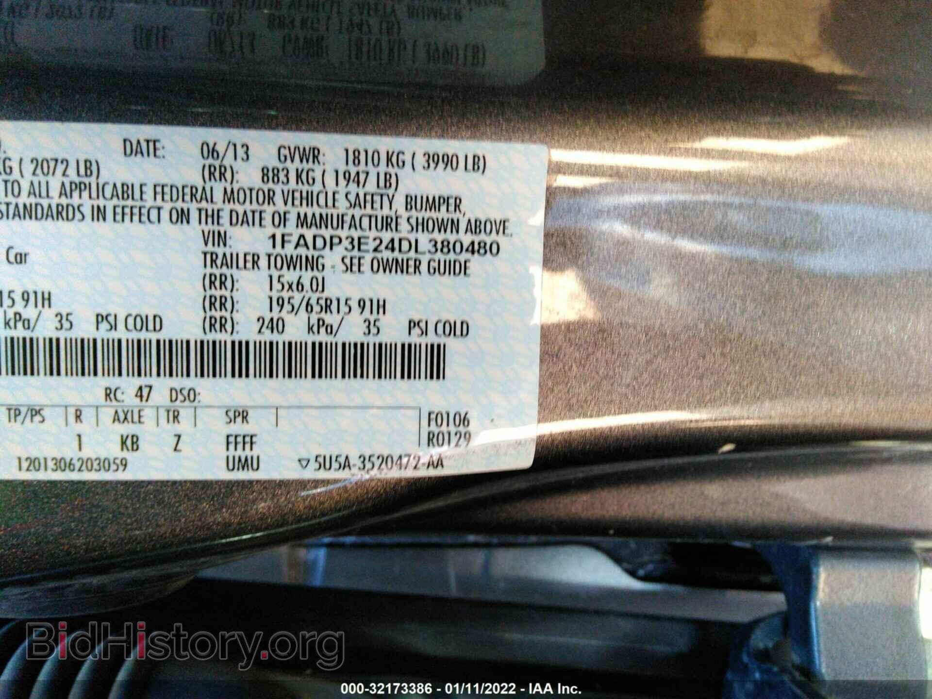 2013 FORD FOCUS - VIN: 1FADP3E24DL380480 - Photo 9