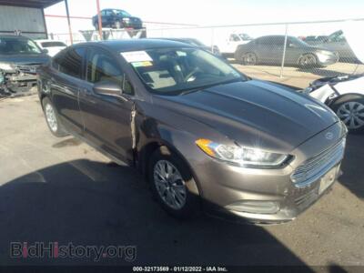 2014 Ford FUSION S, gray — VIN 1FA6P0G79E5371277, IAAI