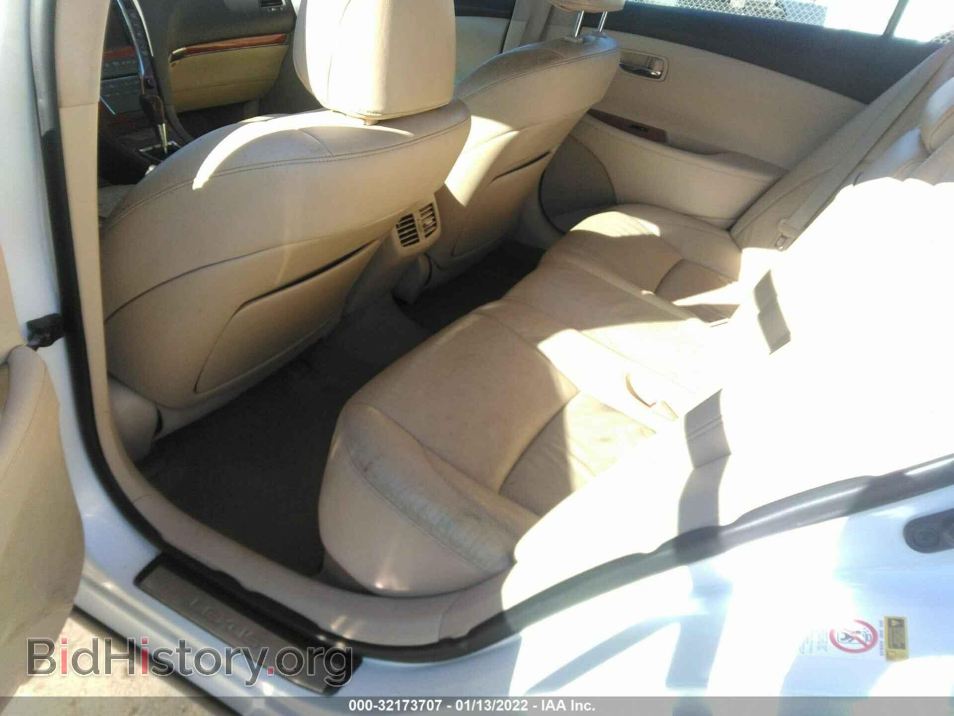 2011 LEXUS ES 350 - VIN: JTHBK1EG8B2432775 - Фото 8