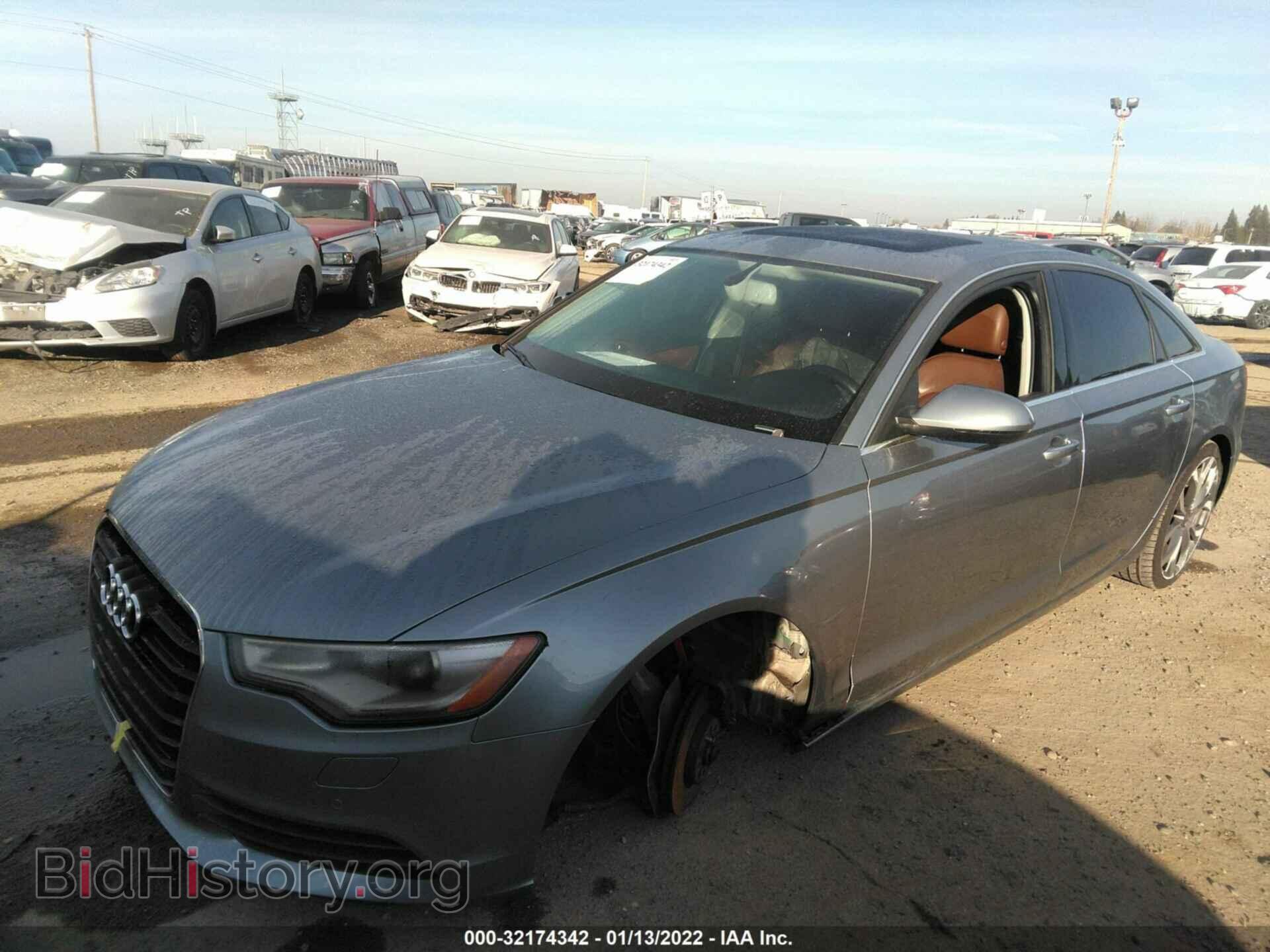 2013 AUDI A6 - VIN: WAUGFAFC6DN027777 - Фото 2