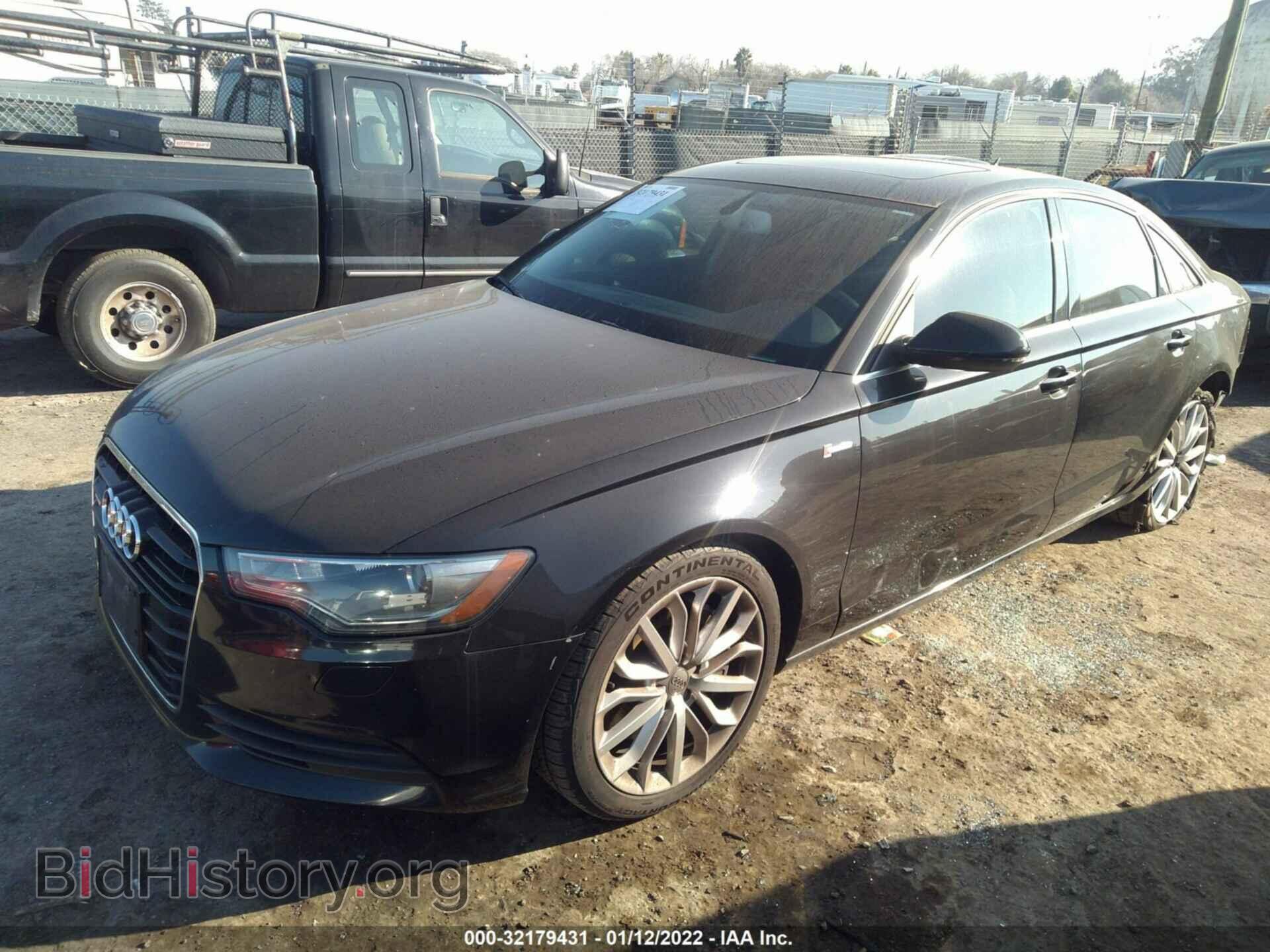2013 AUDI A6 - VIN: WAUGGAFC9DN083225 - Фото 2