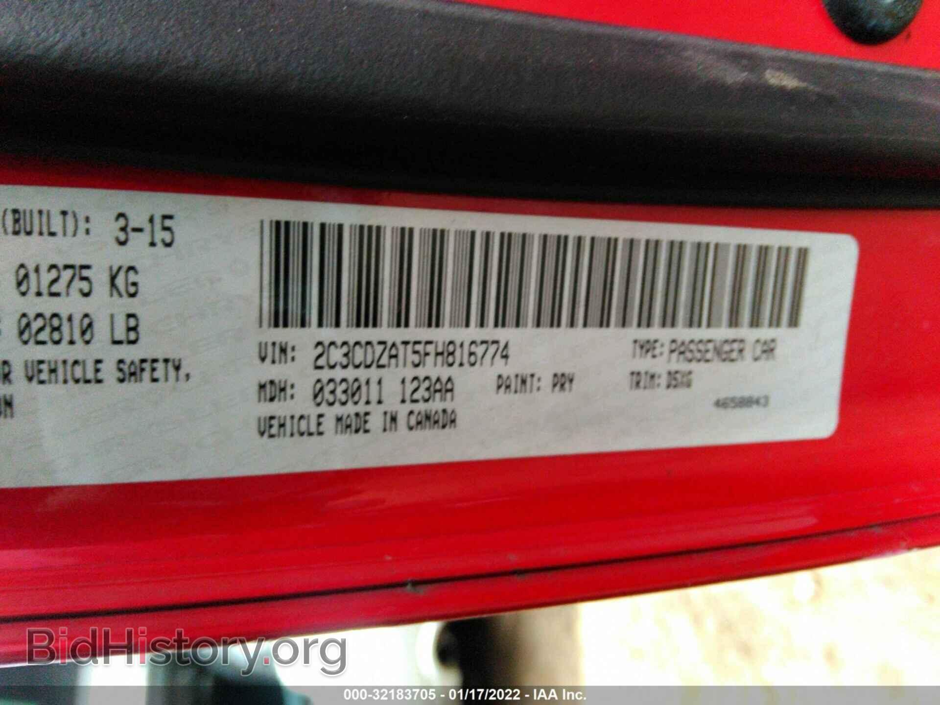 2015 DODGE CHALLENGER - VIN: 2C3CDZAT5FH816774 - Photo 9