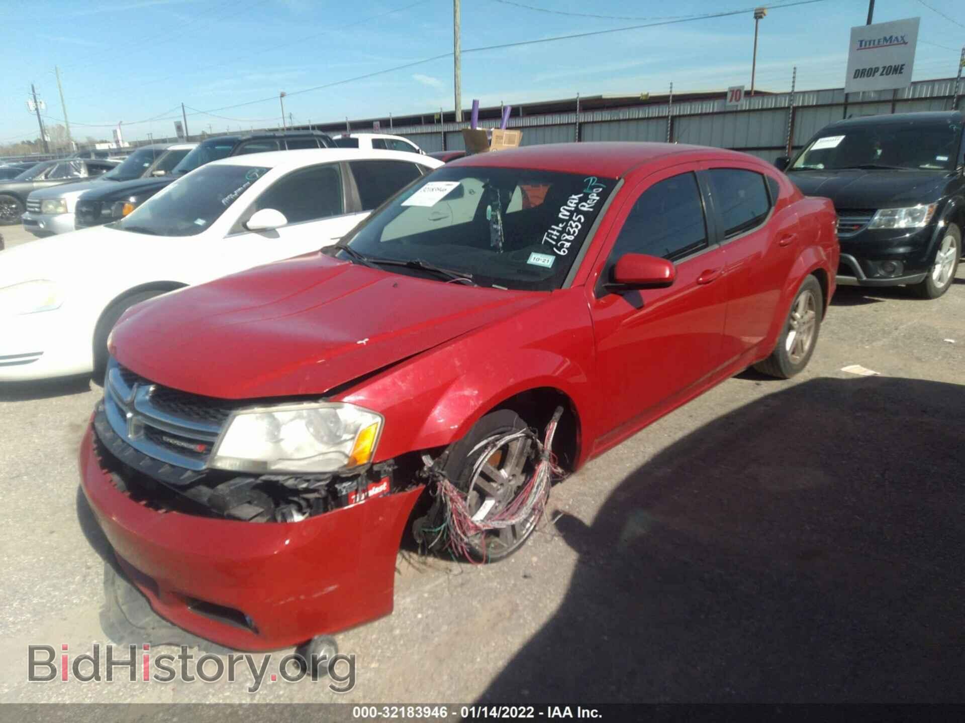 2013 DODGE AVENGER - VIN: 1C3CDZCB2DN628335 - Фото 2