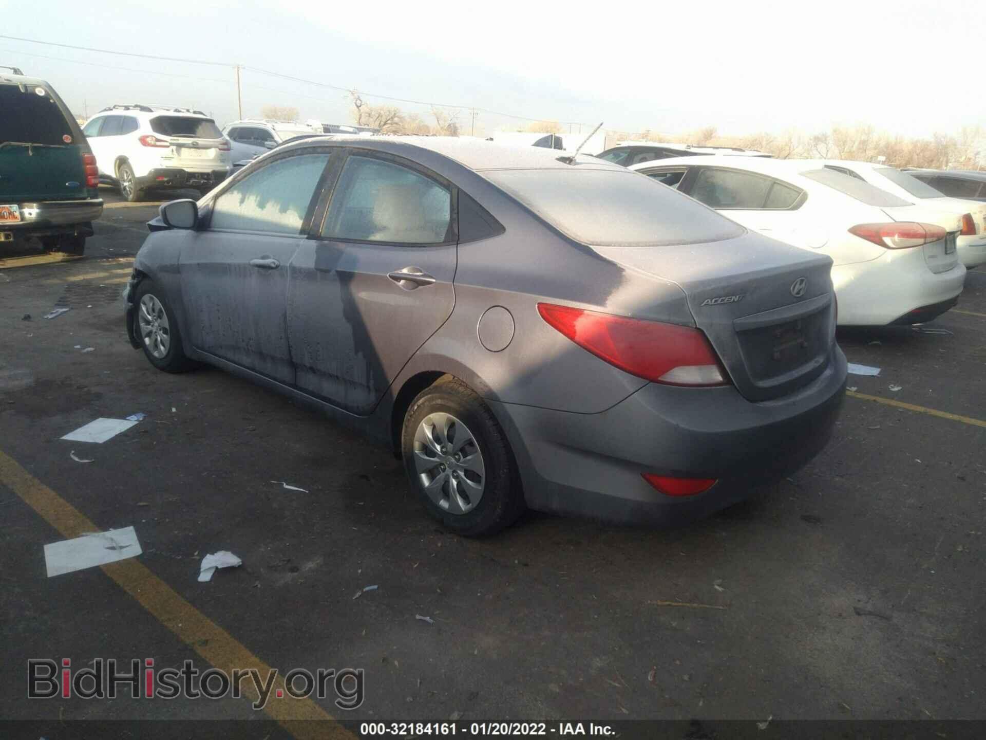 2016 HYUNDAI ACCENT - VIN: KMHCT4AE7GU104196 - Фото 3
