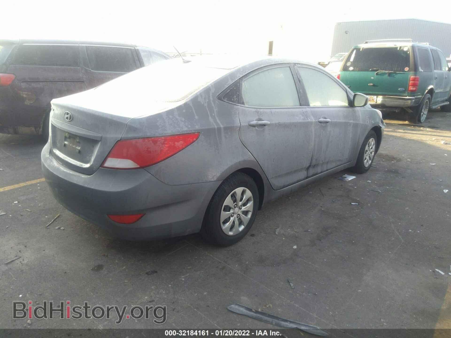 2016 HYUNDAI ACCENT - VIN: KMHCT4AE7GU104196 - Фото 4
