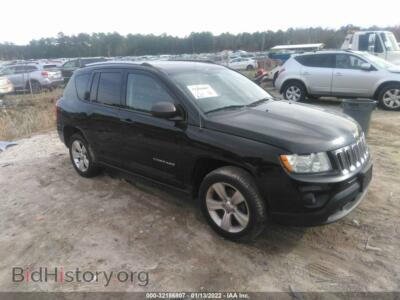 2012 Jeep COMPASS Latitude, черный — VIN 1C4NJDEB5CD573462, IAAI