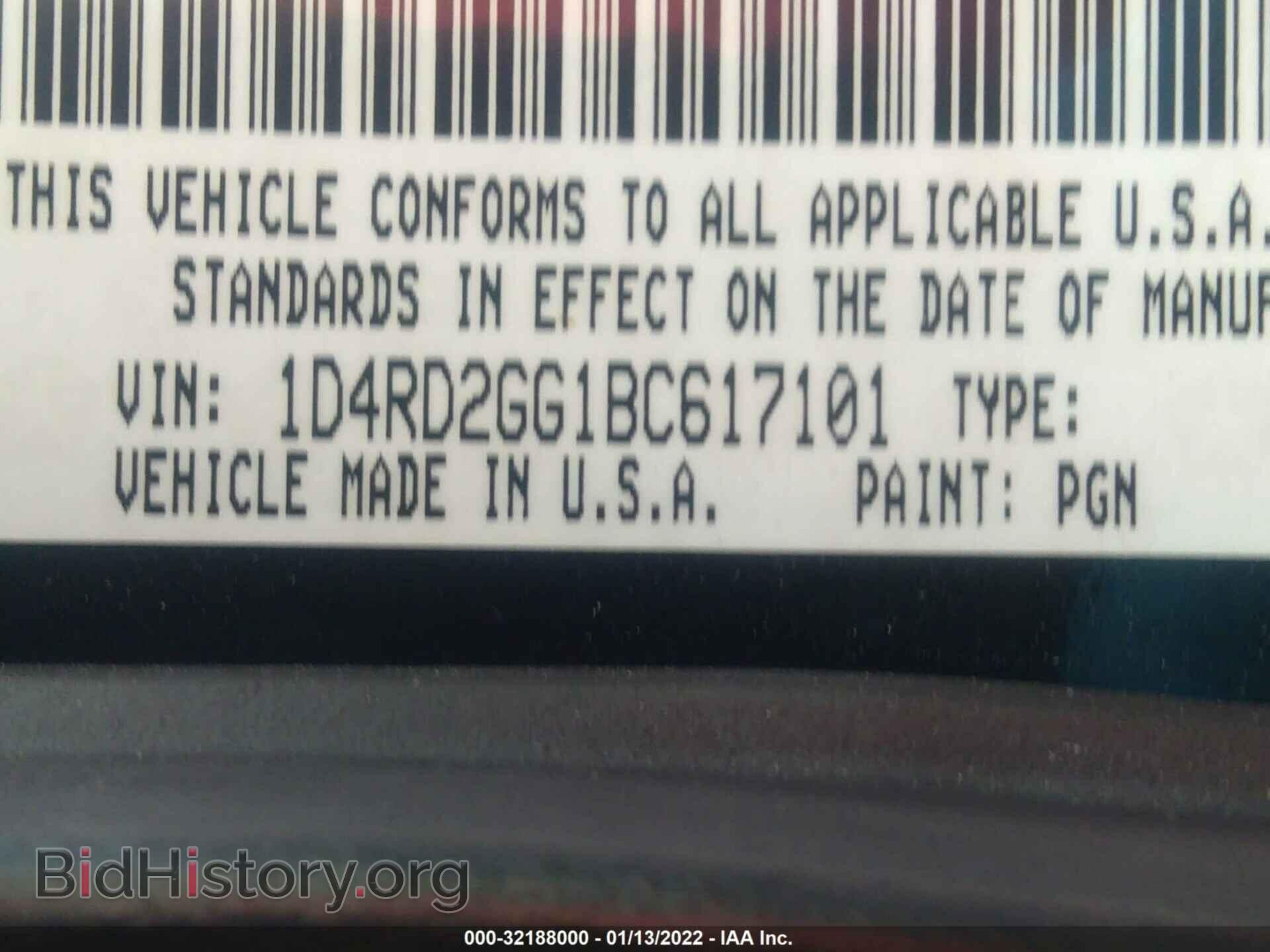 2011 DODGE DURANGO - VIN: 1D4RD2GG1BC617101 - Фото 9
