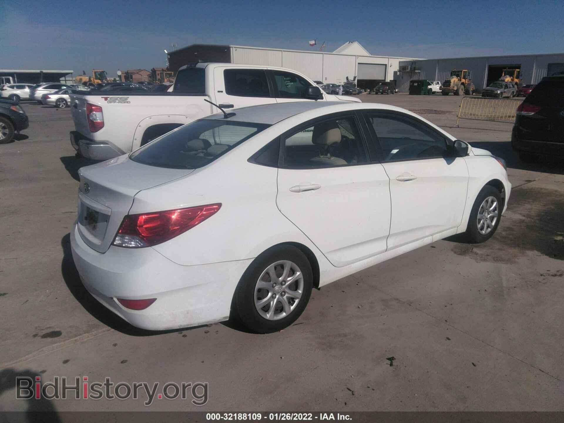 2013 HYUNDAI ACCENT - VIN: KMHCT4AEXDU329272 - Фото 4