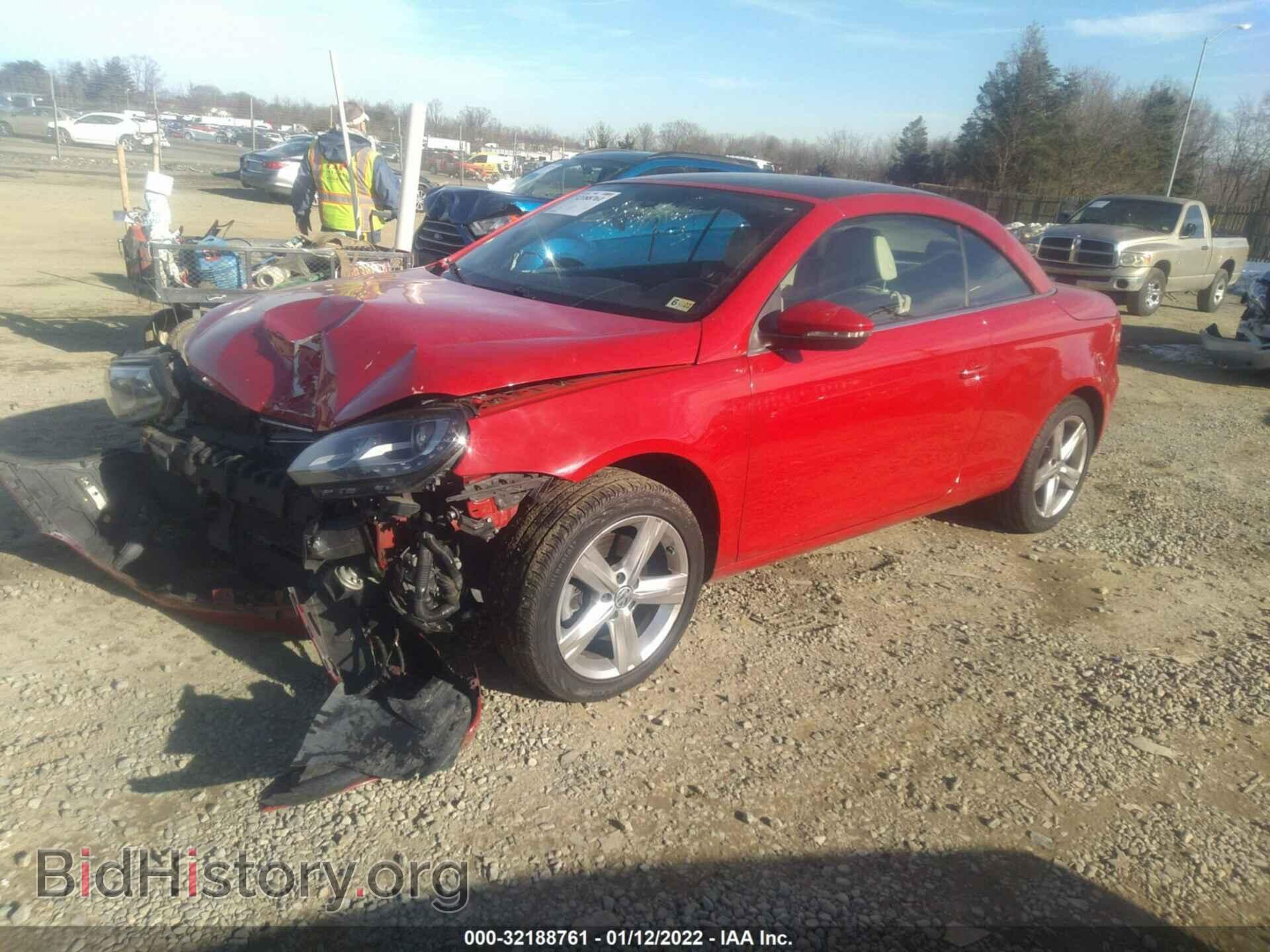 2012 VOLKSWAGEN EOS - VIN: WVWFW7AH4CV021625 - Фото 2