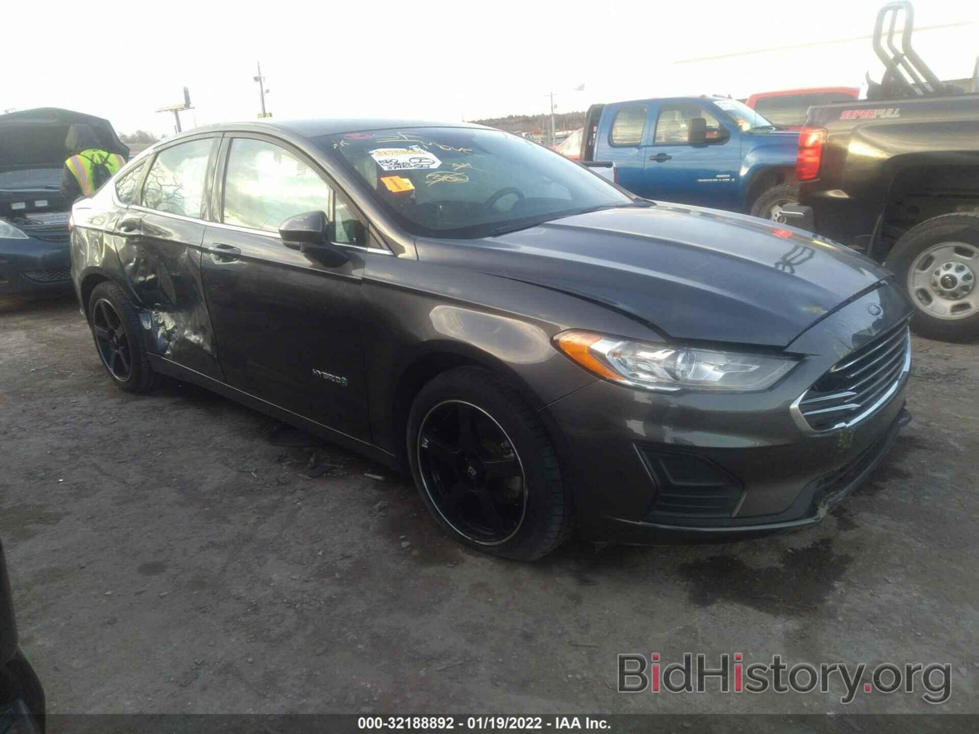 Фотография 3FA6P0LU3KR235800 - FORD FUSION HYBRID 2019