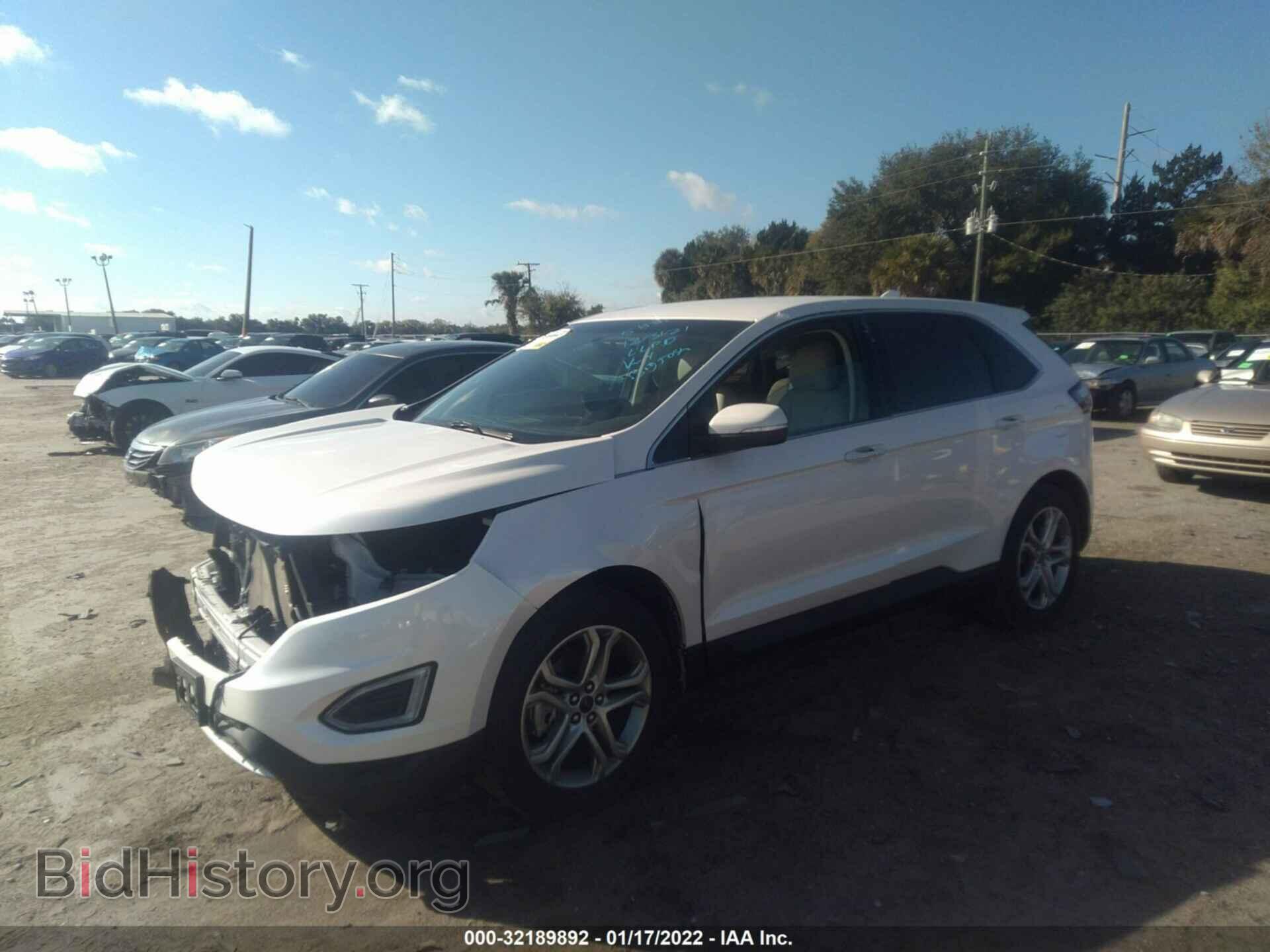 2015 FORD EDGE - VIN: 2FMTK3K95FBB29147 - Фото 2