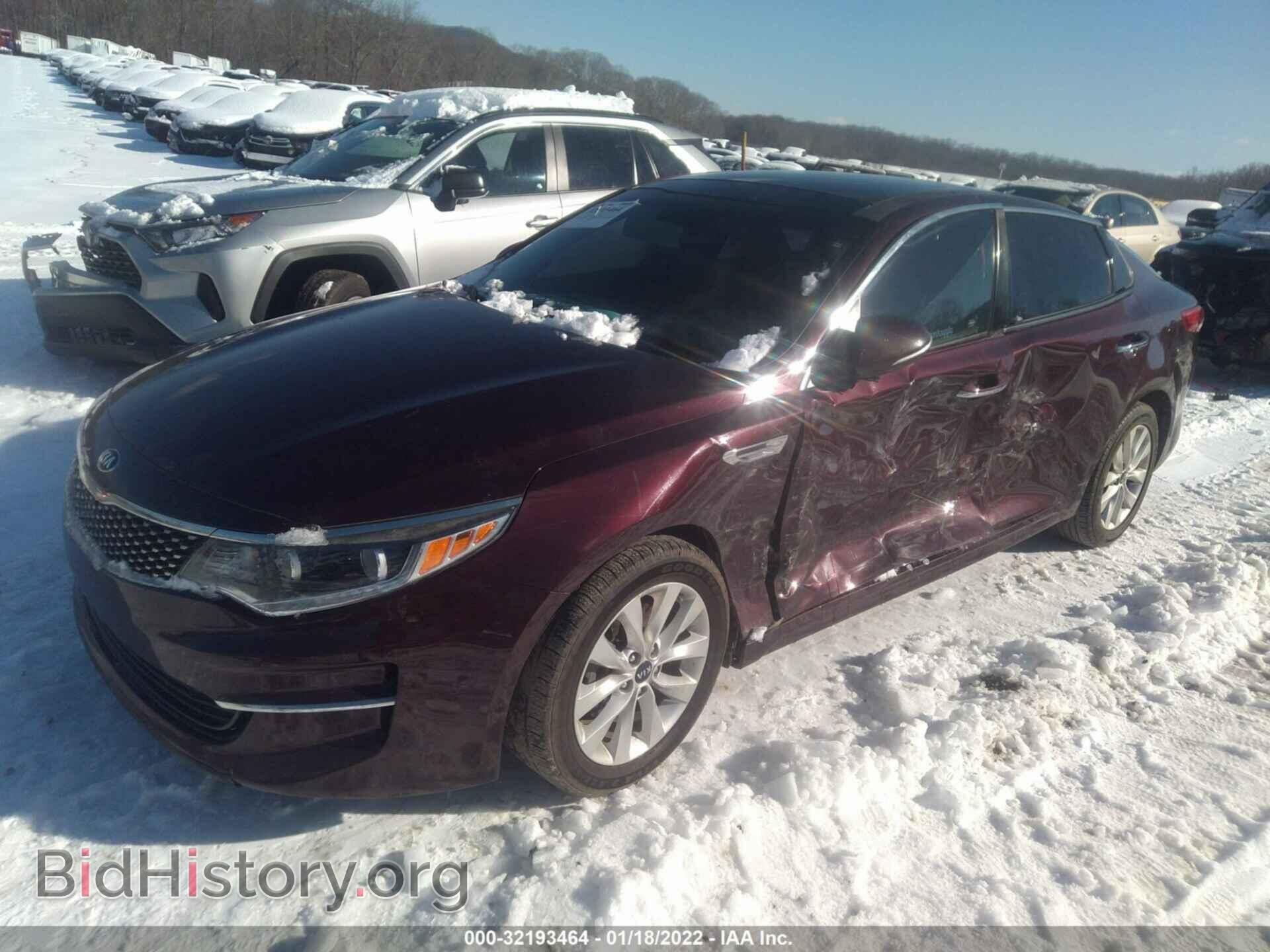 2016 KIA OPTIMA - VIN: 5XXGU4L38GG011823 - Фото 2
