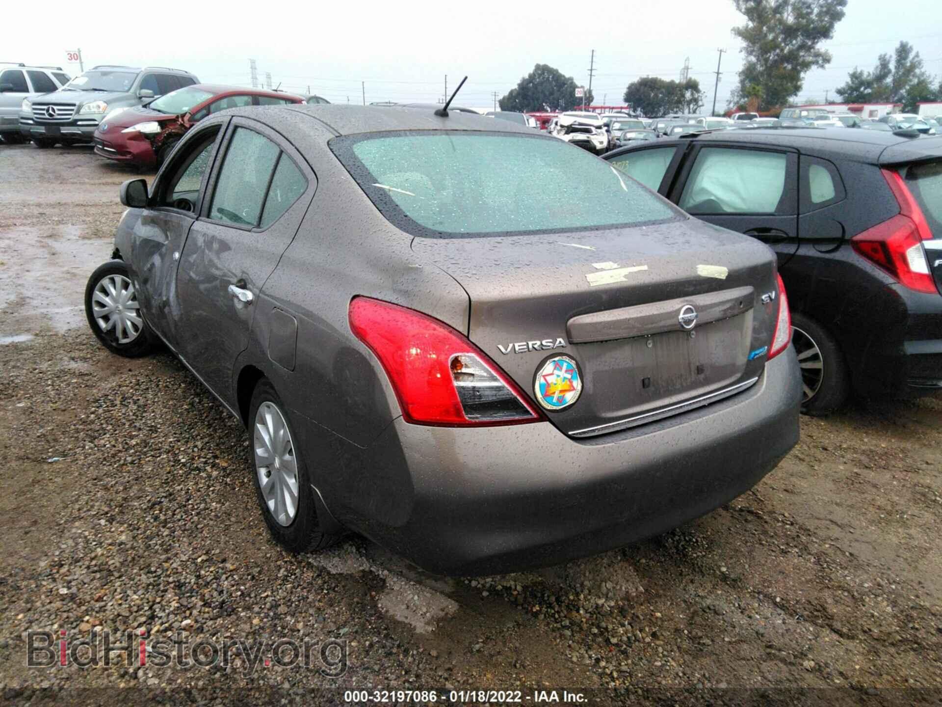 2012 NISSAN VERSA - VIN: 3N1CN7AP5CL925466 - Фото 3