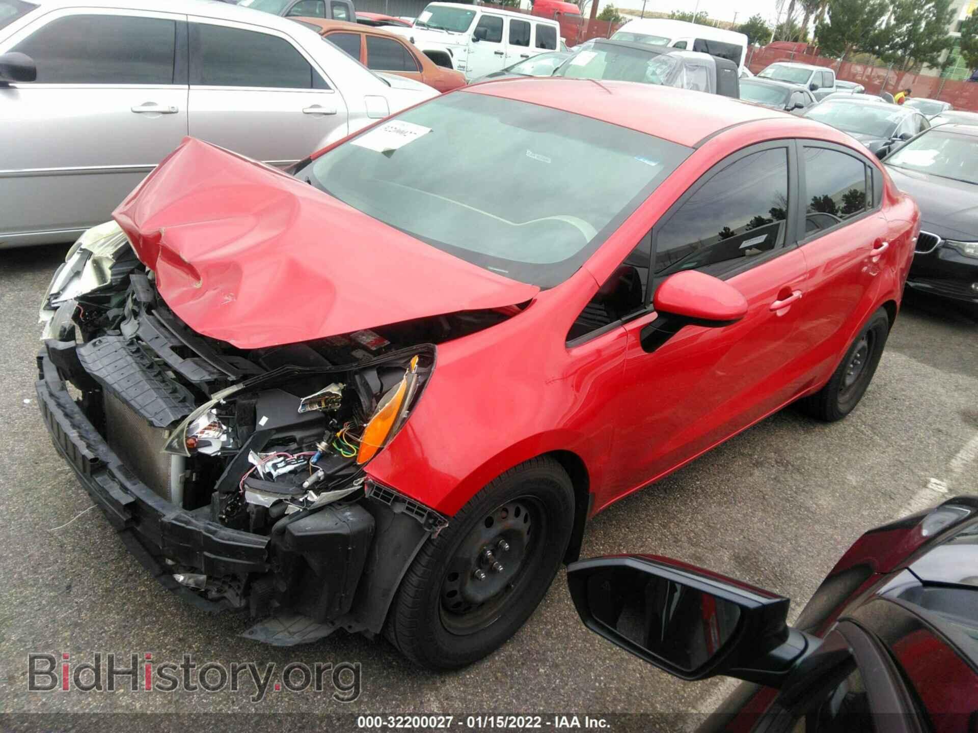 2013 KIA RIO - VIN: KNADM4A37D6272115 - Фото 2