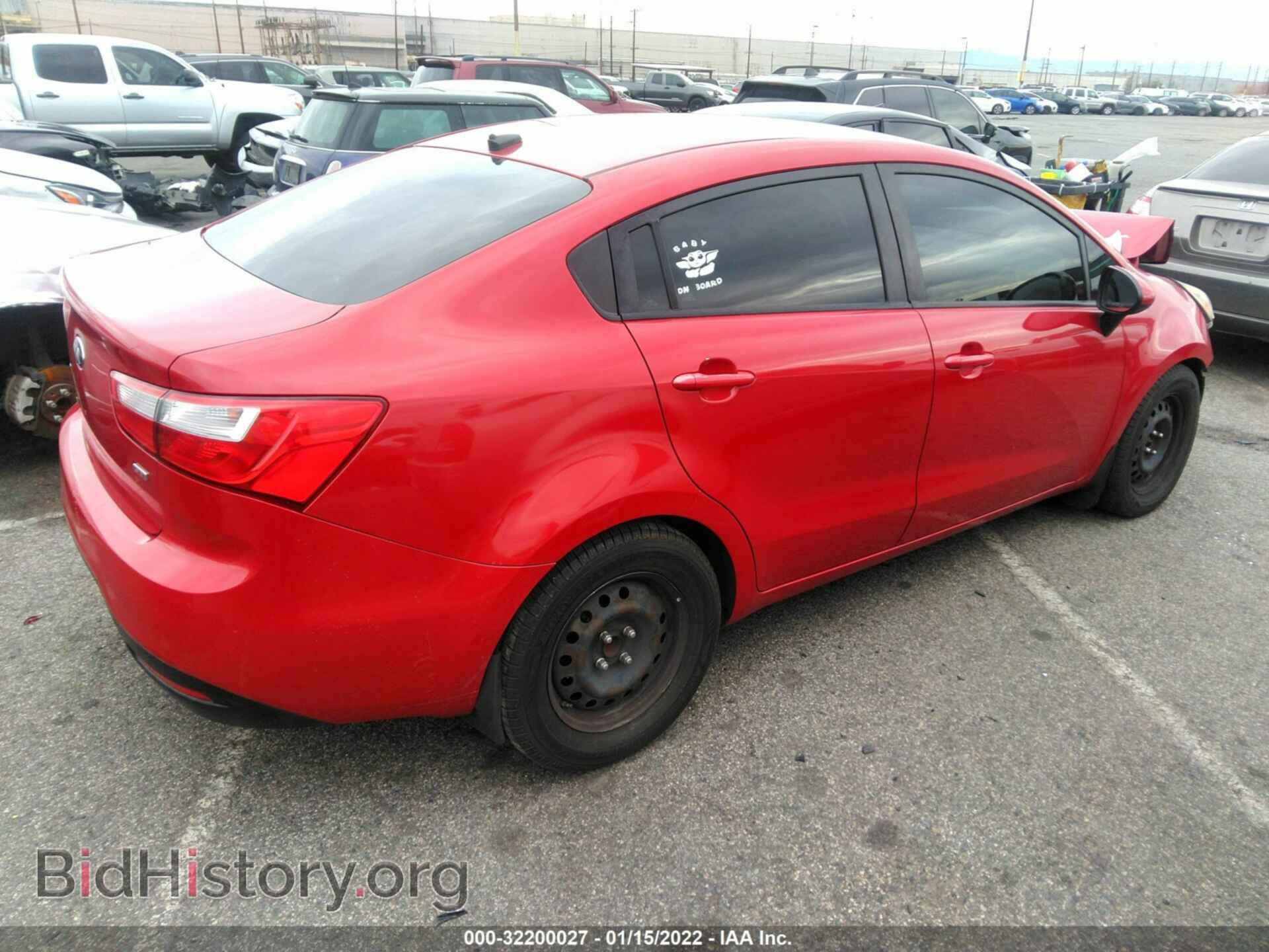 2013 KIA RIO - VIN: KNADM4A37D6272115 - Фото 4