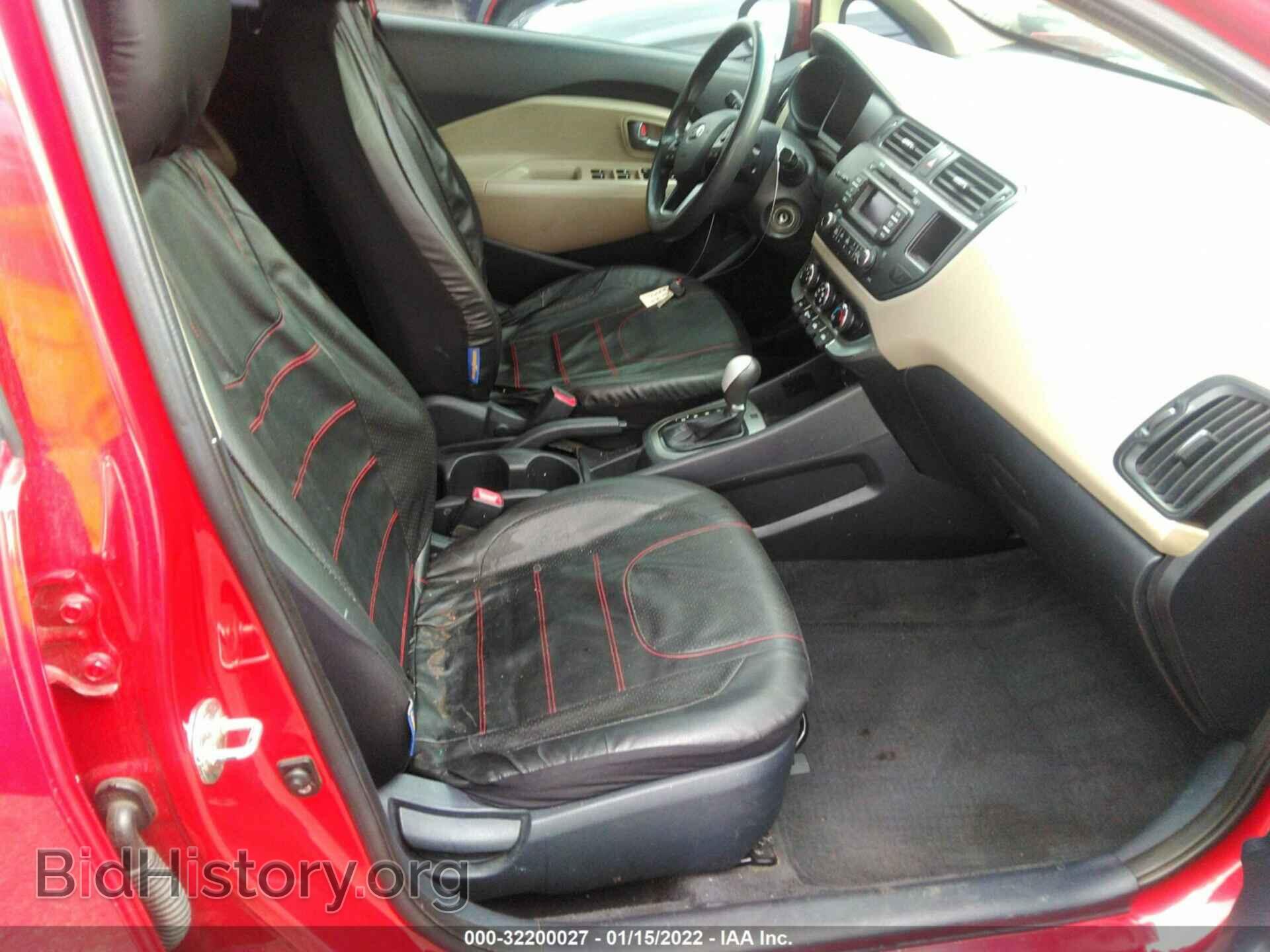 2013 KIA RIO - VIN: KNADM4A37D6272115 - Фото 5