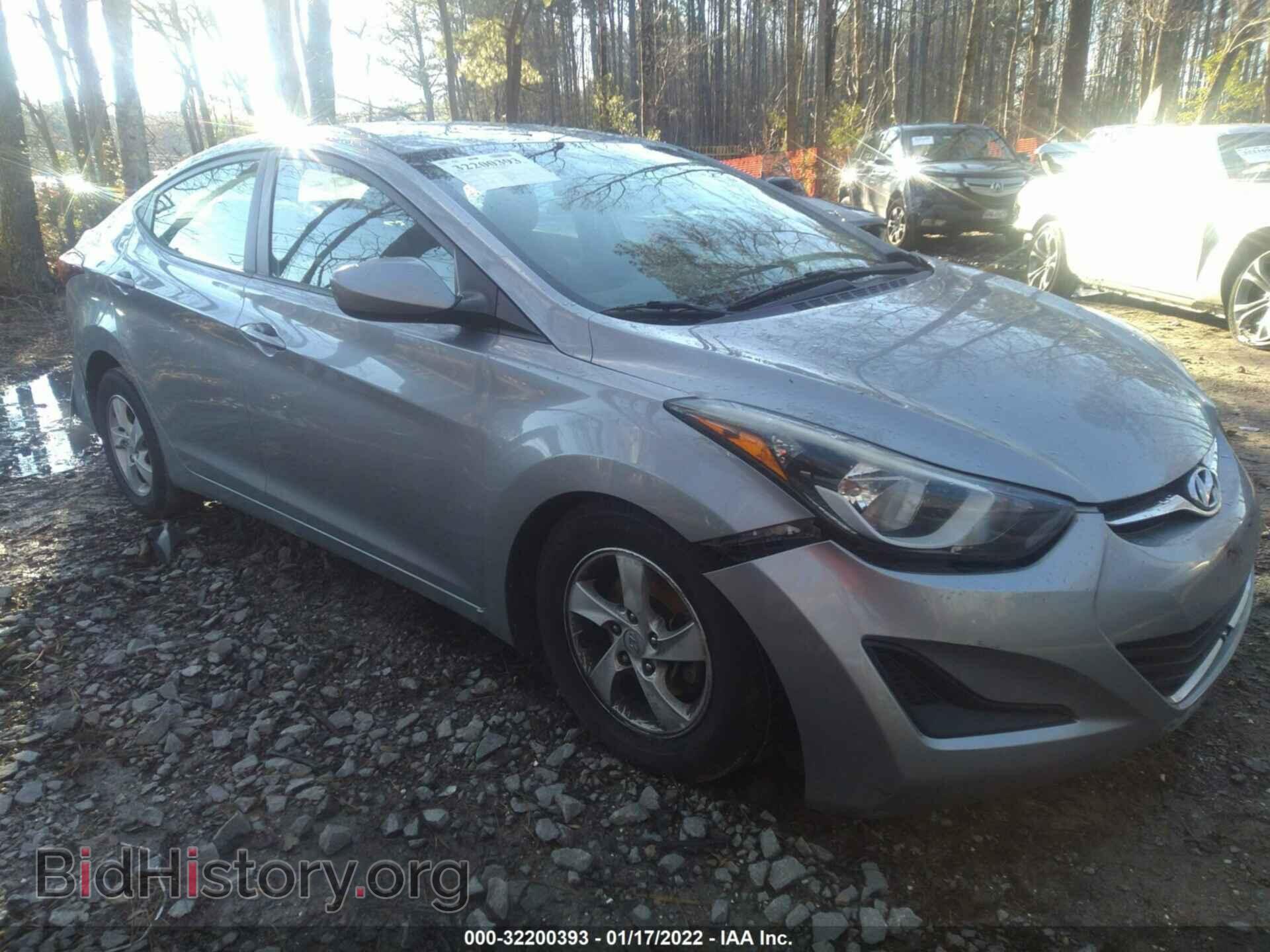 Photo 5NPDH4AE6FH646277 - HYUNDAI ELANTRA 2015