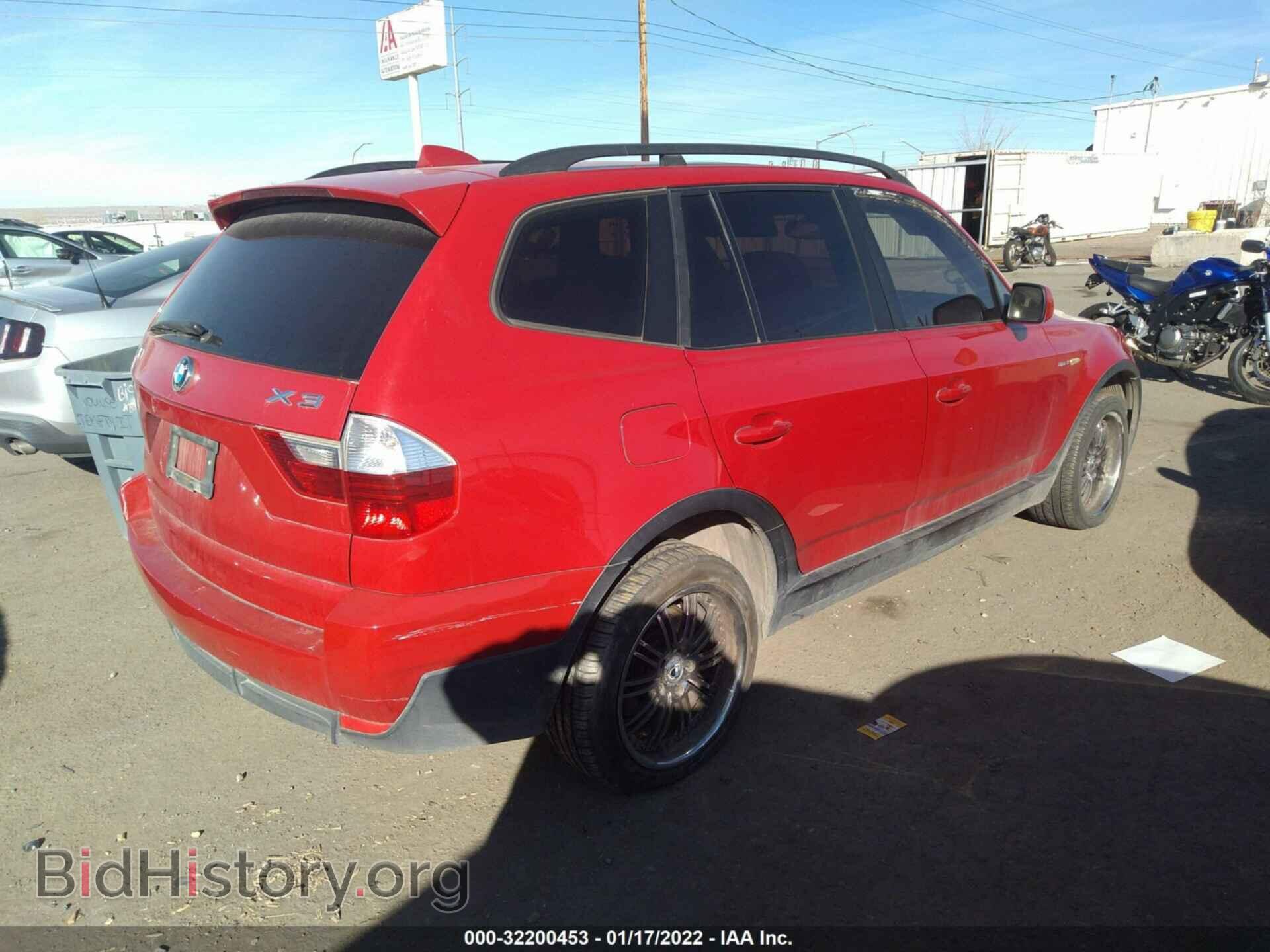 2008 BMW X3 - VIN: WBXPC93448WJ04236 - Фото 4