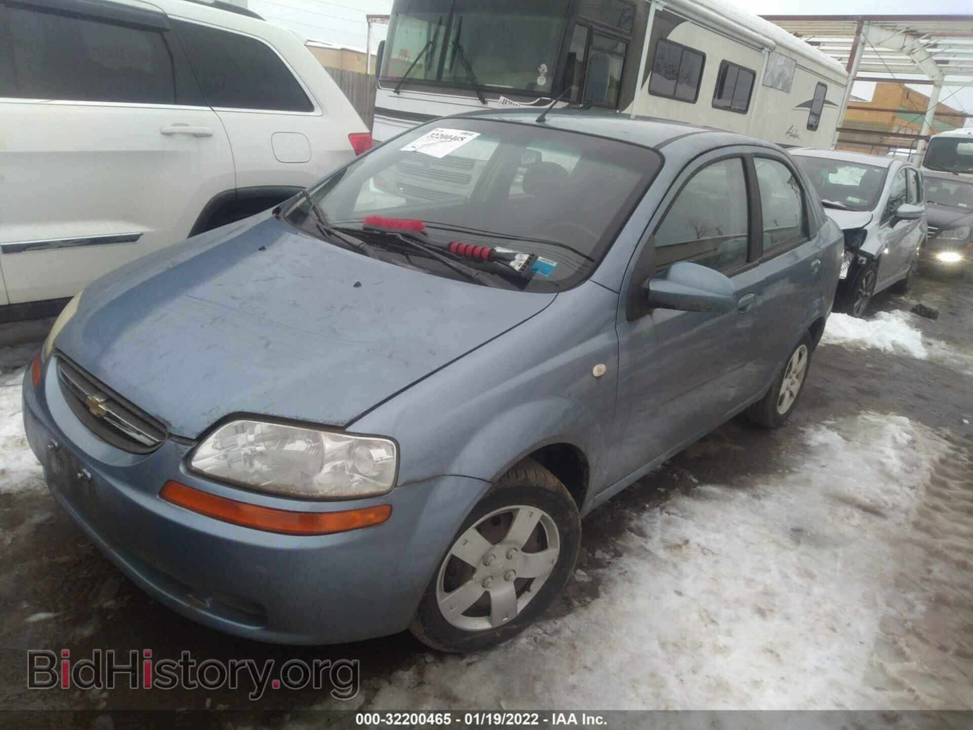2006 CHEVROLET AVEO - VIN: KL1TD56666B637120 - Фото 2