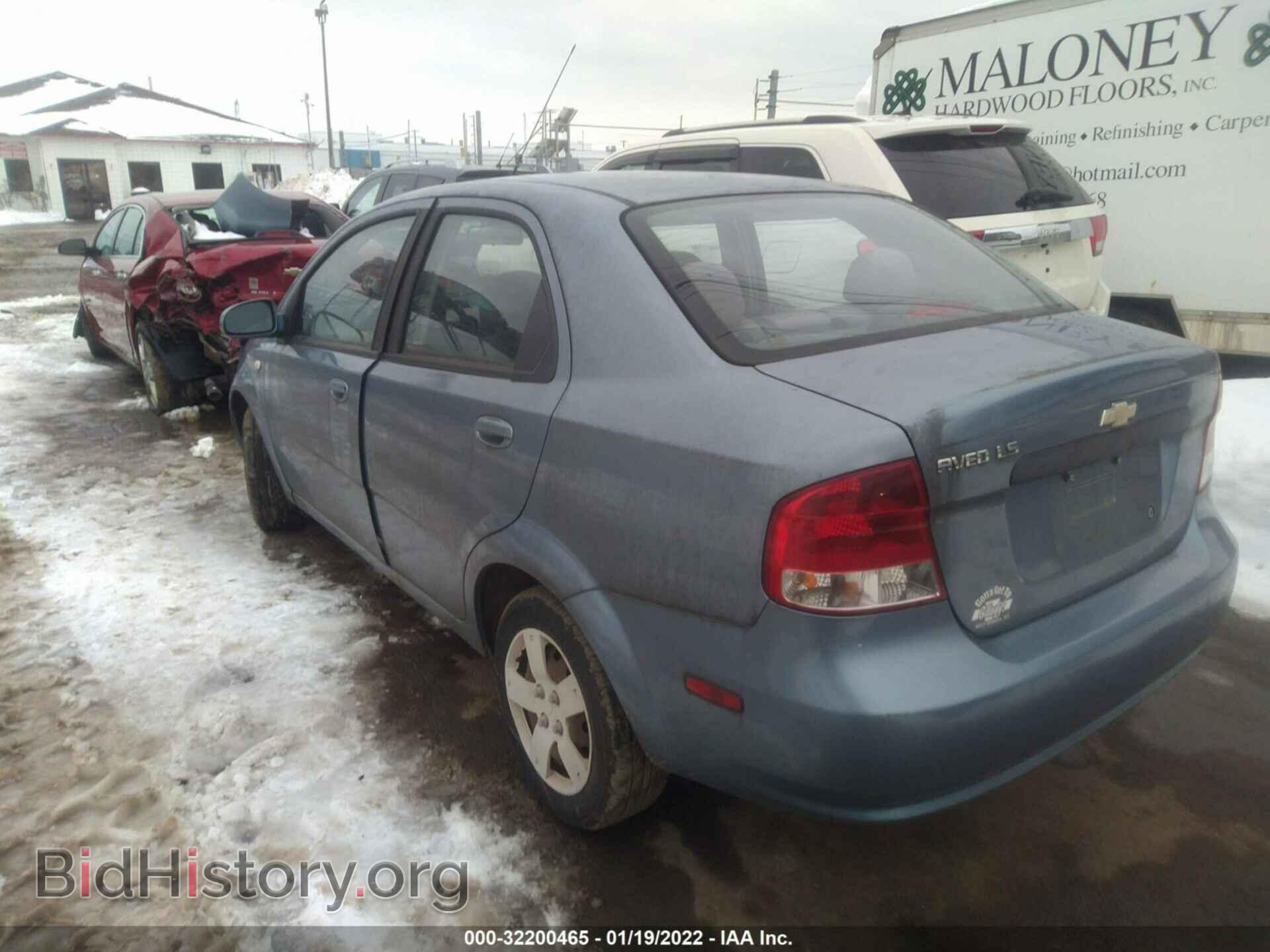 2006 CHEVROLET AVEO - VIN: KL1TD56666B637120 - Фото 3