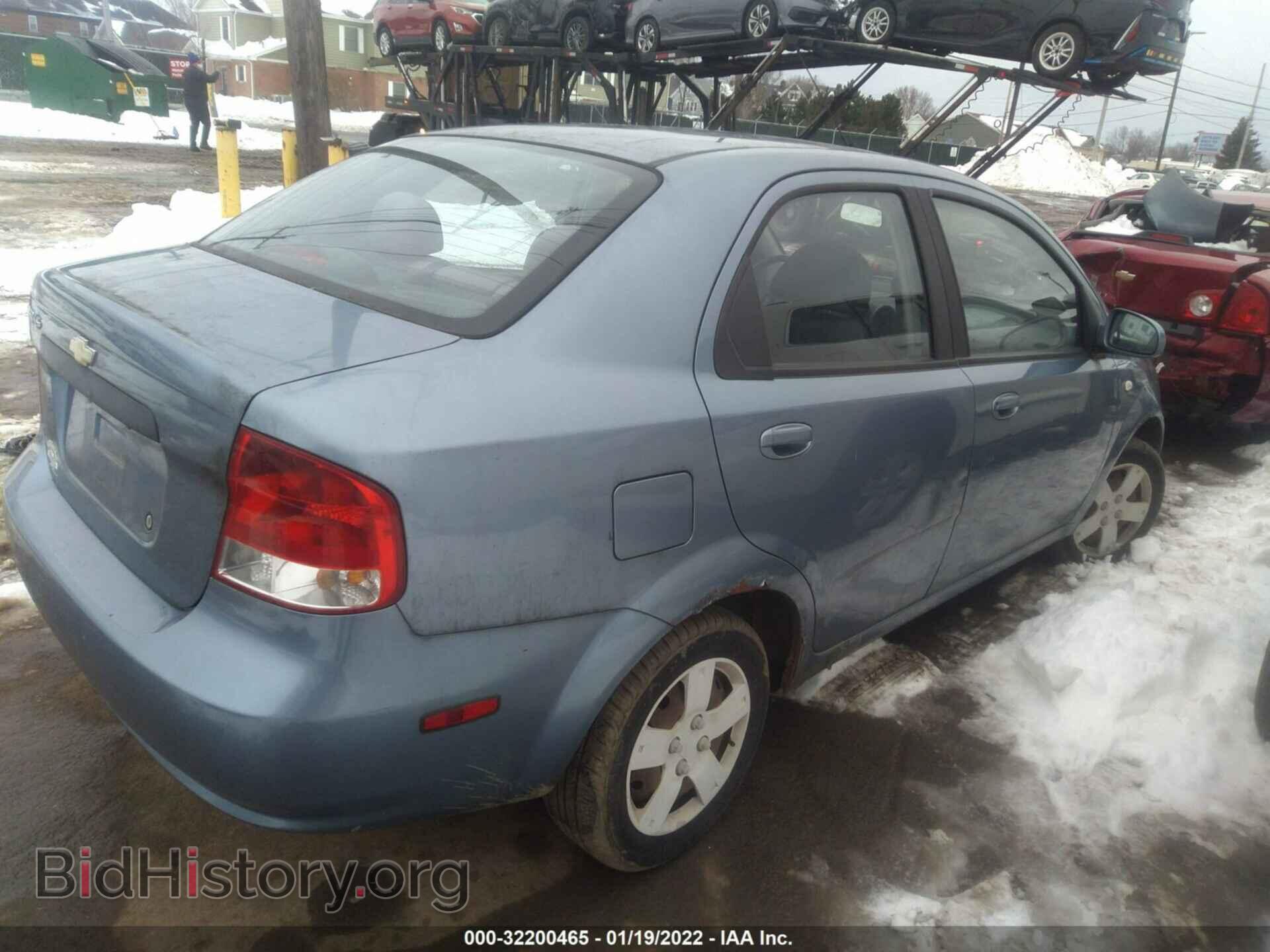 2006 CHEVROLET AVEO - VIN: KL1TD56666B637120 - Фото 4