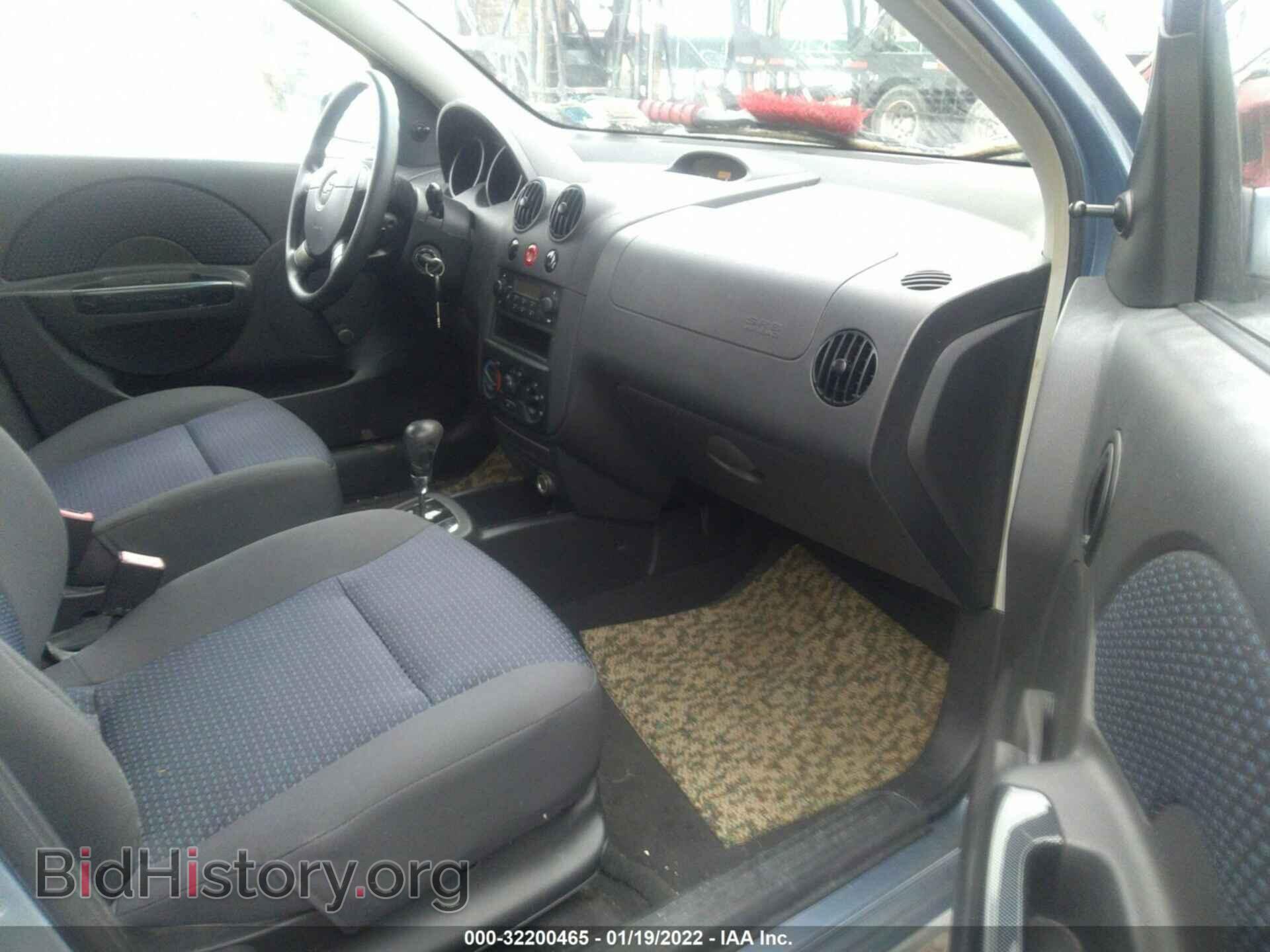 2006 CHEVROLET AVEO - VIN: KL1TD56666B637120 - Фото 5