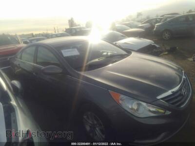 2012 Hyundai SONATA GLS Pzev, серый — VIN 5NPEB4ACXCH465683, IAAI