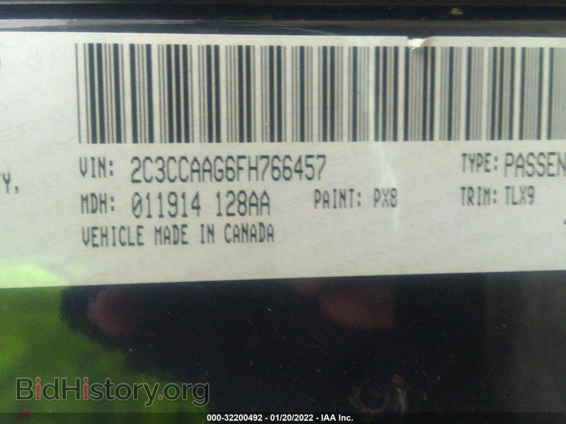 2015 CHRYSLER 300 - VIN: 2C3CCAAG6FH766457 - Фото 9