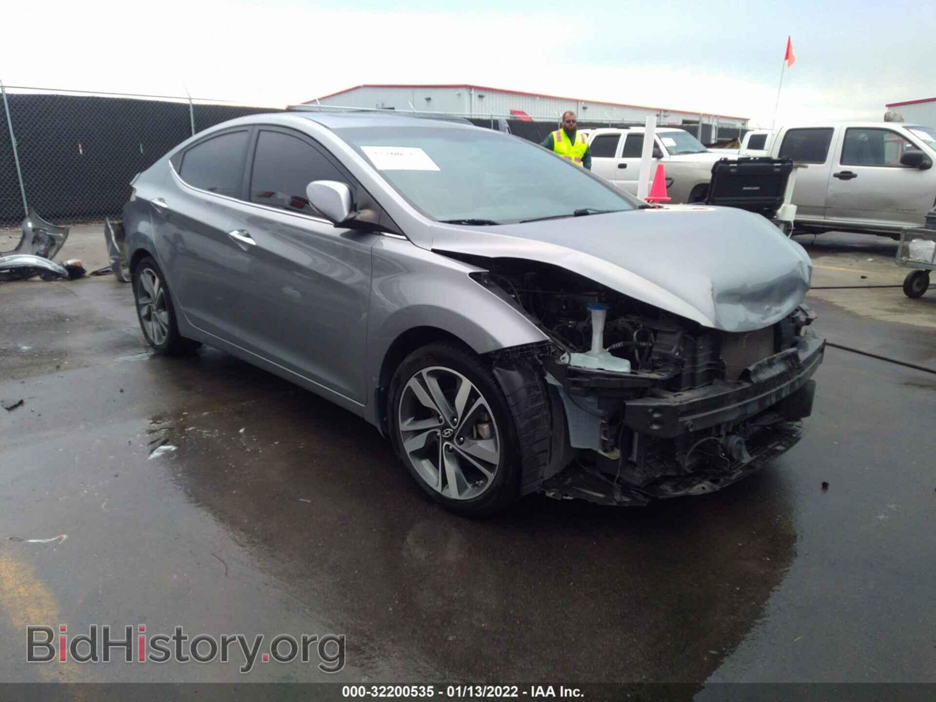 Photo KMHDH4AE2FU343630 - HYUNDAI ELANTRA 2015