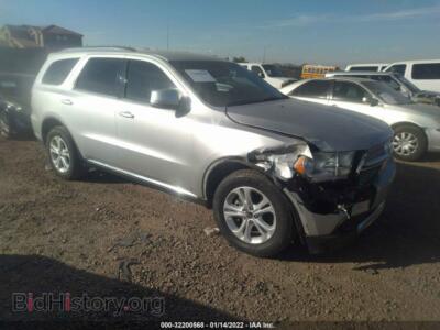 2012 Dodge DURANGO Crew, silver — VIN 1C4RDHDG6CC217511, IAAI