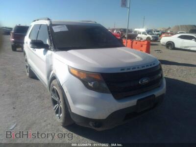 2013 Ford EXPLORER Sport, белый — VIN 1FM5K8GT7DGB77359, IAAI