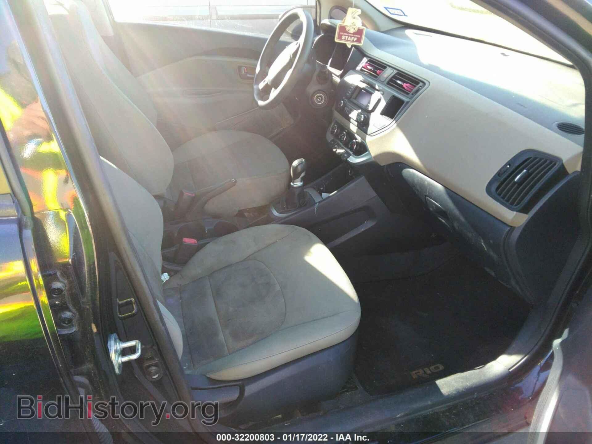 2015 KIA RIO - VIN: KNADM4A38F6454540 - Фото 5