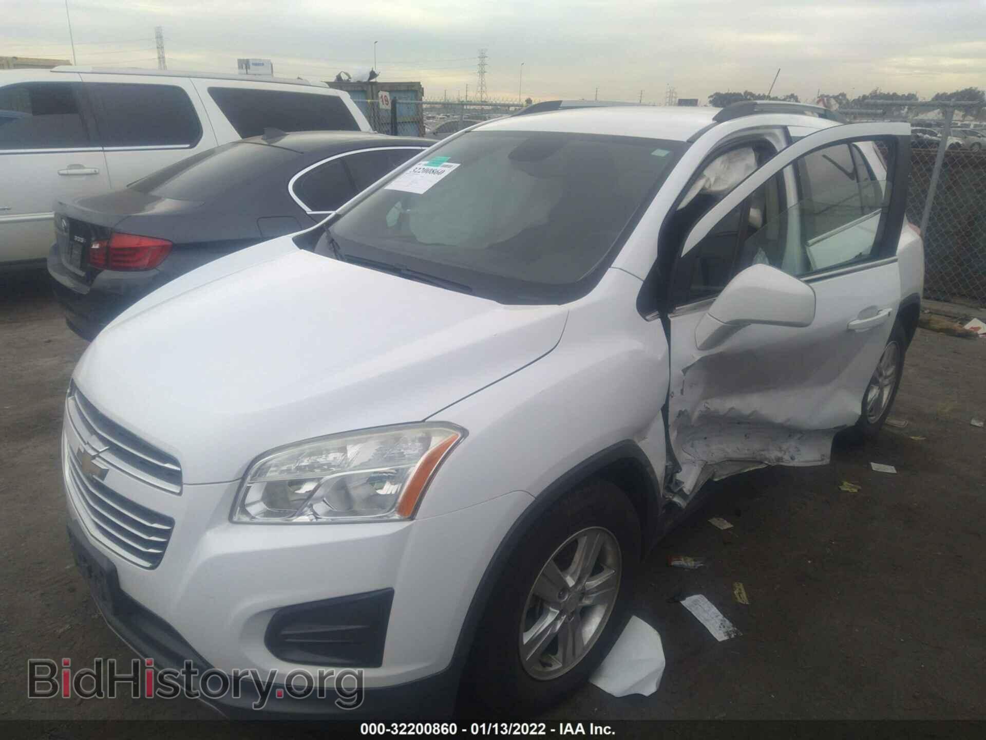 2015 CHEVROLET TRAX - VIN: 3GNCJLSB6FL245057 - Фото 2
