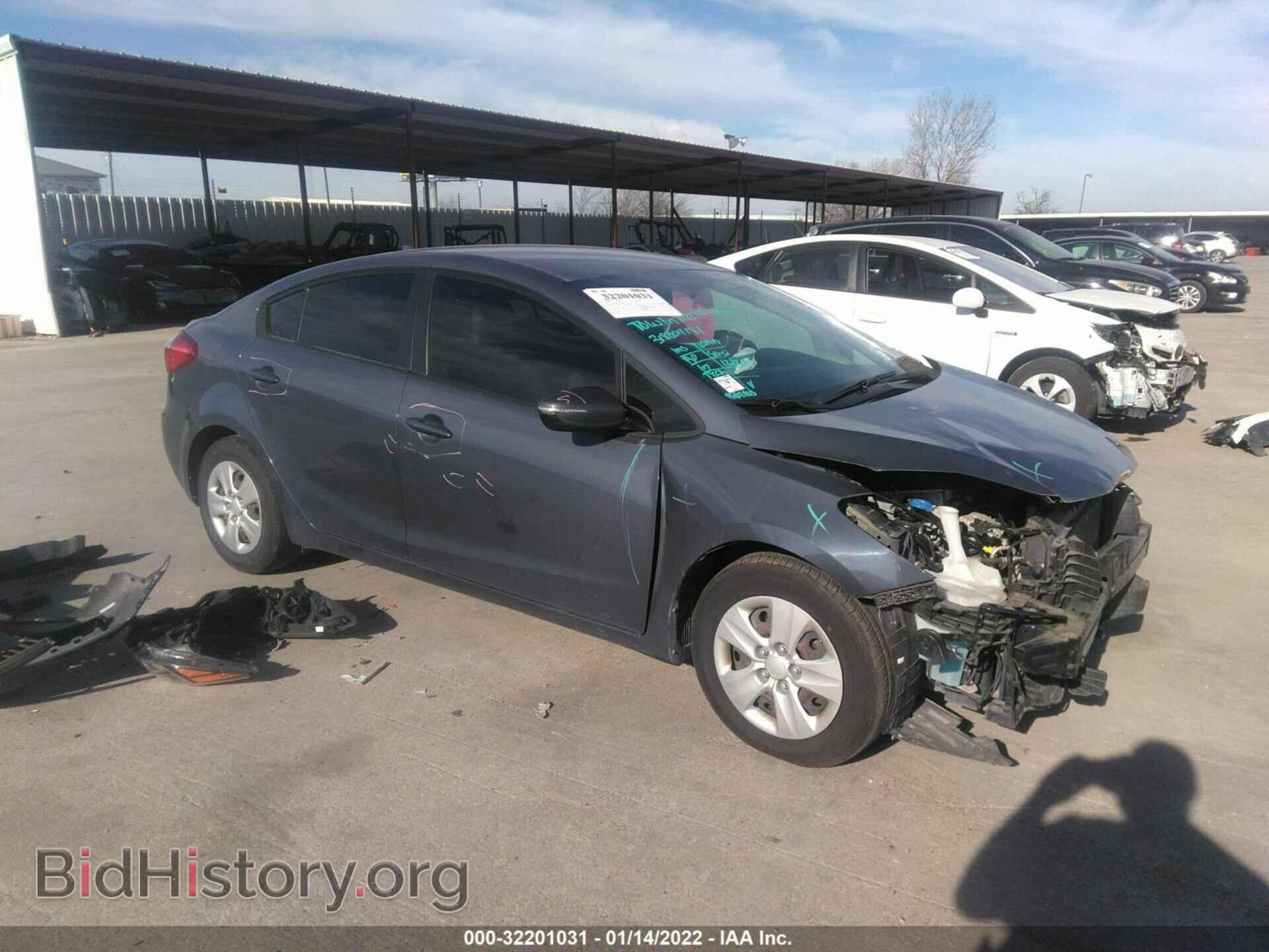 Photo KNAFX4A66G5496836 - KIA FORTE 2016