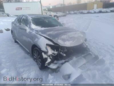 2007 Lexus IS 250, серебристый — VIN JTHCK262X75015371, IAAI