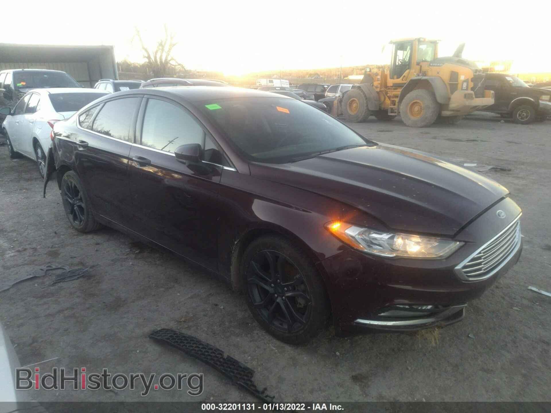 Photo 3FA6P0HD6JR224409 - FORD FUSION 2018