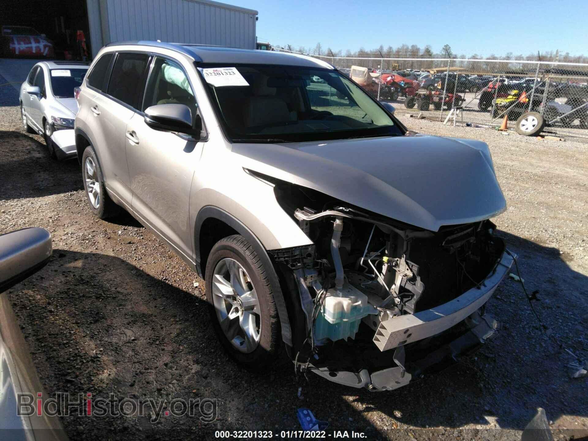 Фотография 5TDYKRFH7GS123557 - TOYOTA HIGHLANDER 2016