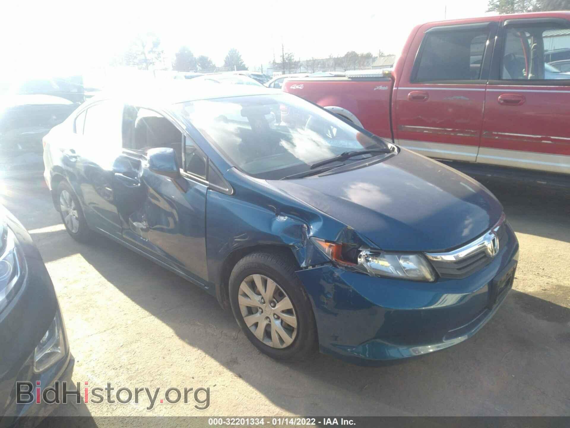 Фотография 2HGFB2F51CH535763 - HONDA CIVIC SDN 2012