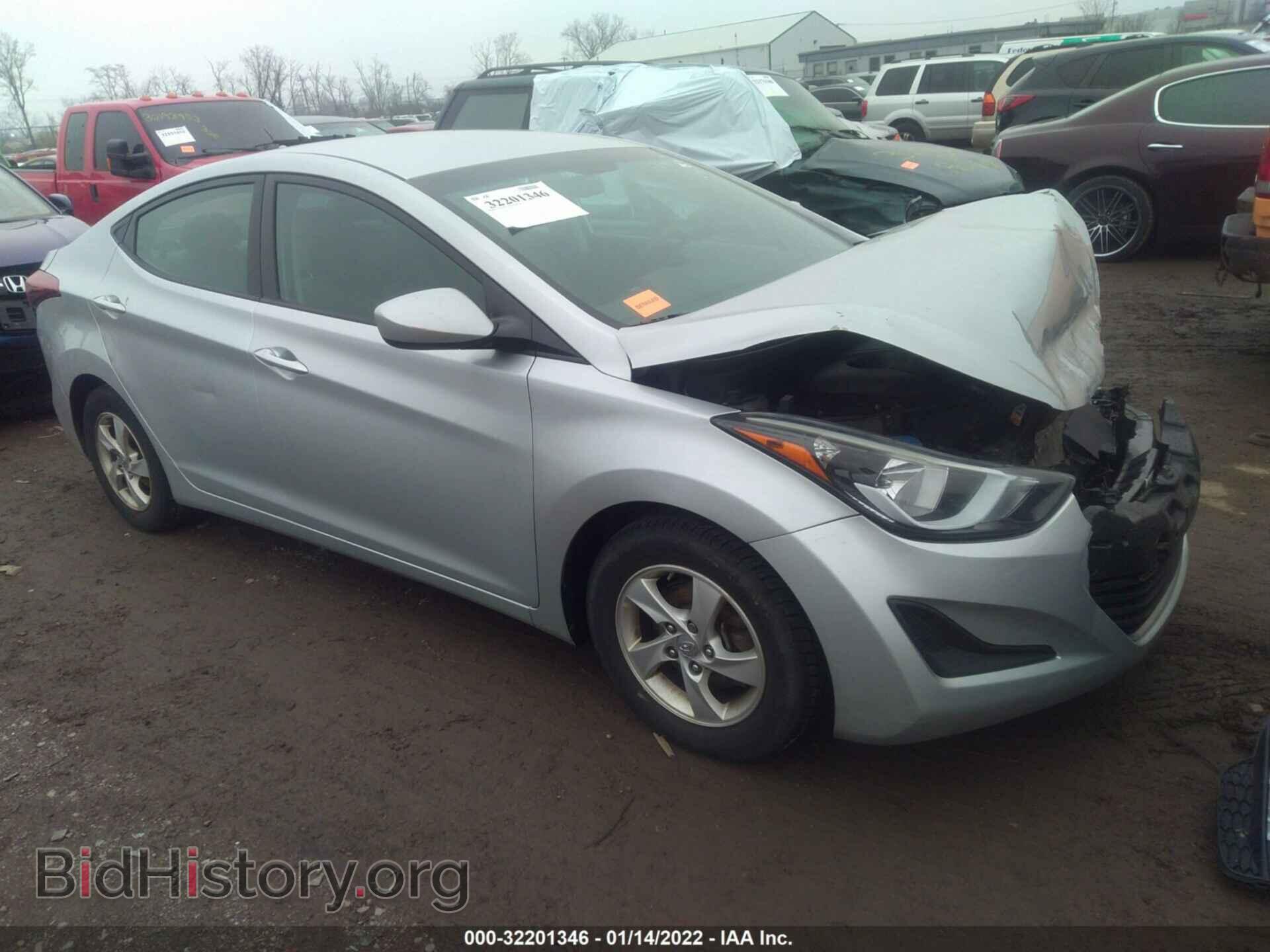 Фотография 5NPDH4AE1EH512114 - HYUNDAI ELANTRA 2014