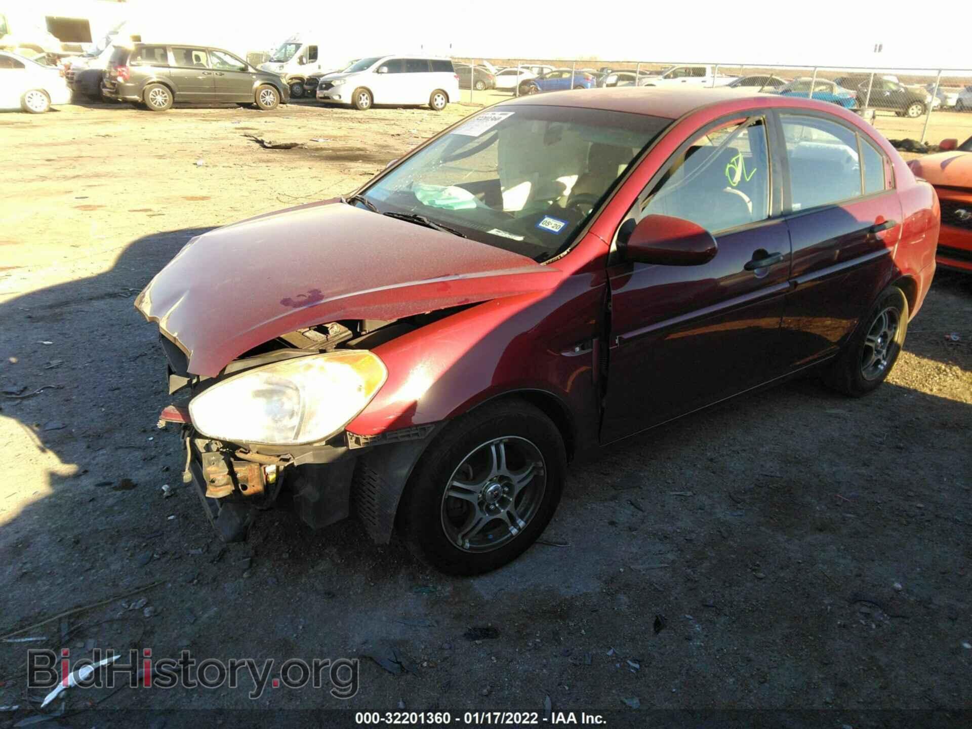 2008 HYUNDAI ACCENT - VIN: KMHCN46C48U218126 - Фото 2