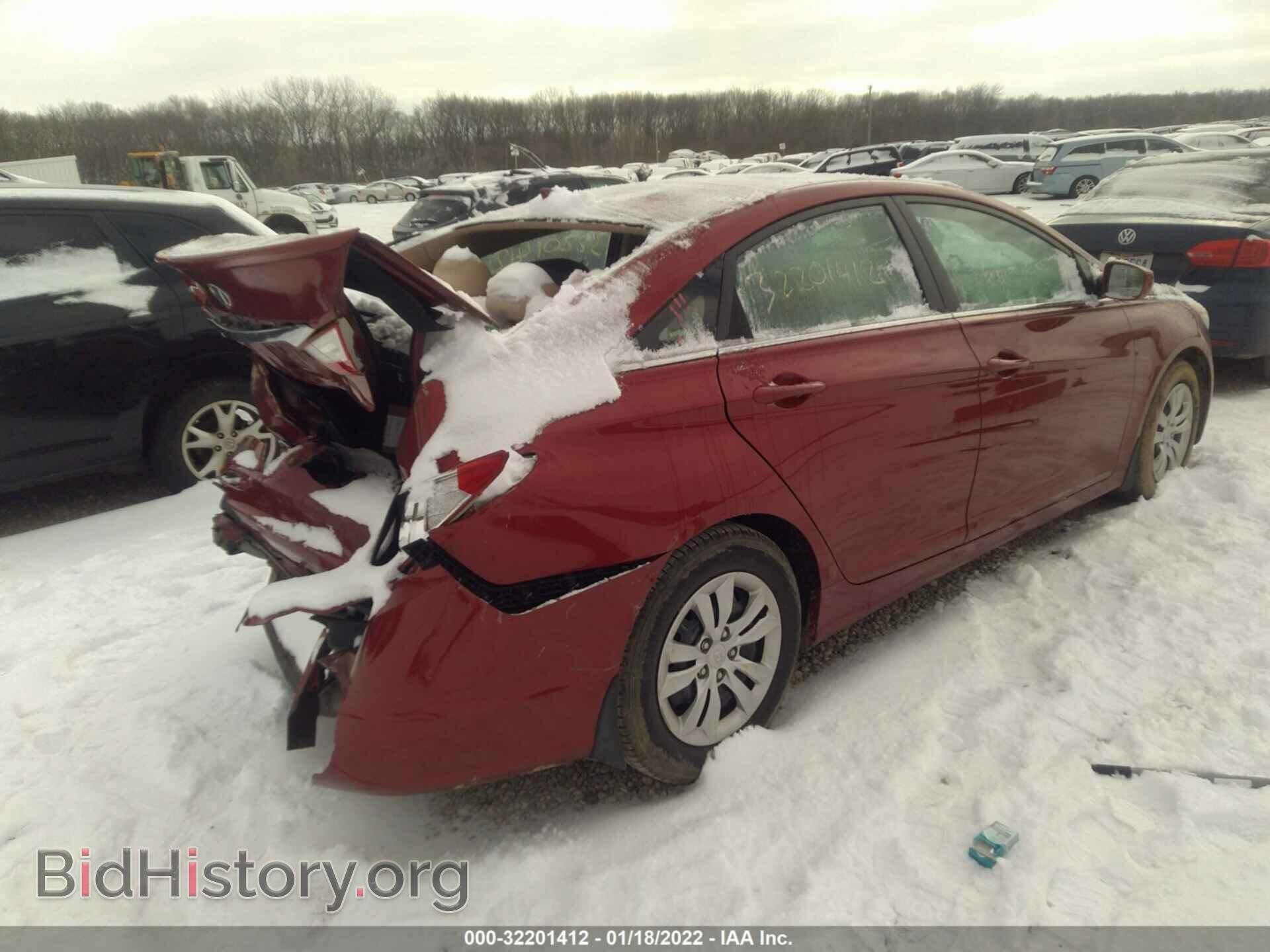 2011 HYUNDAI SONATA - VIN: 5NPEB4AC5BH112847 - Фото 4