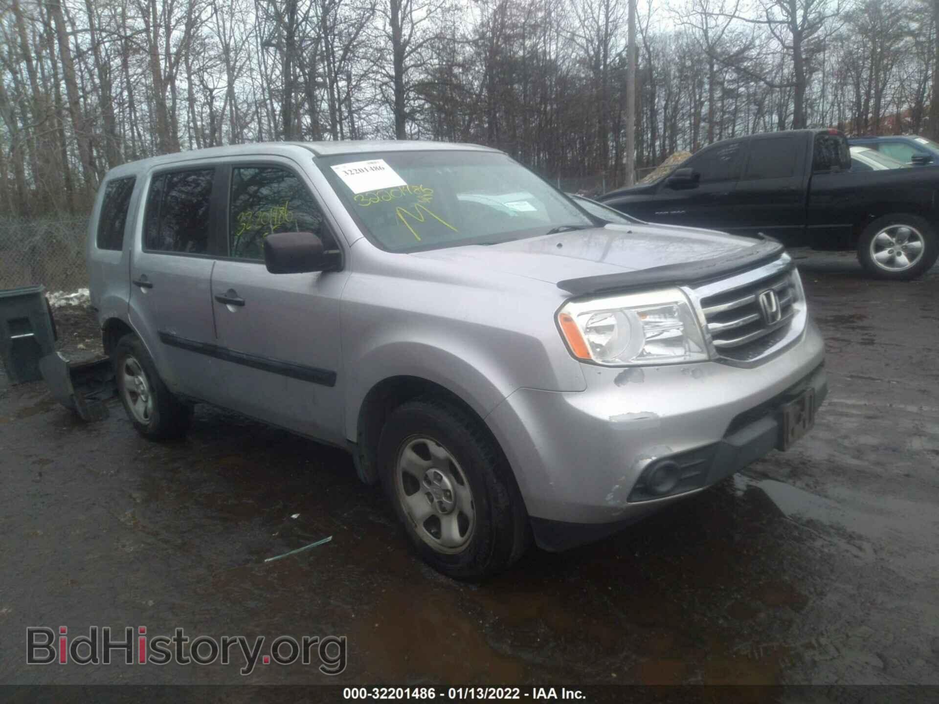 Фотография 5FNYF3H27DB035229 - HONDA PILOT 2013