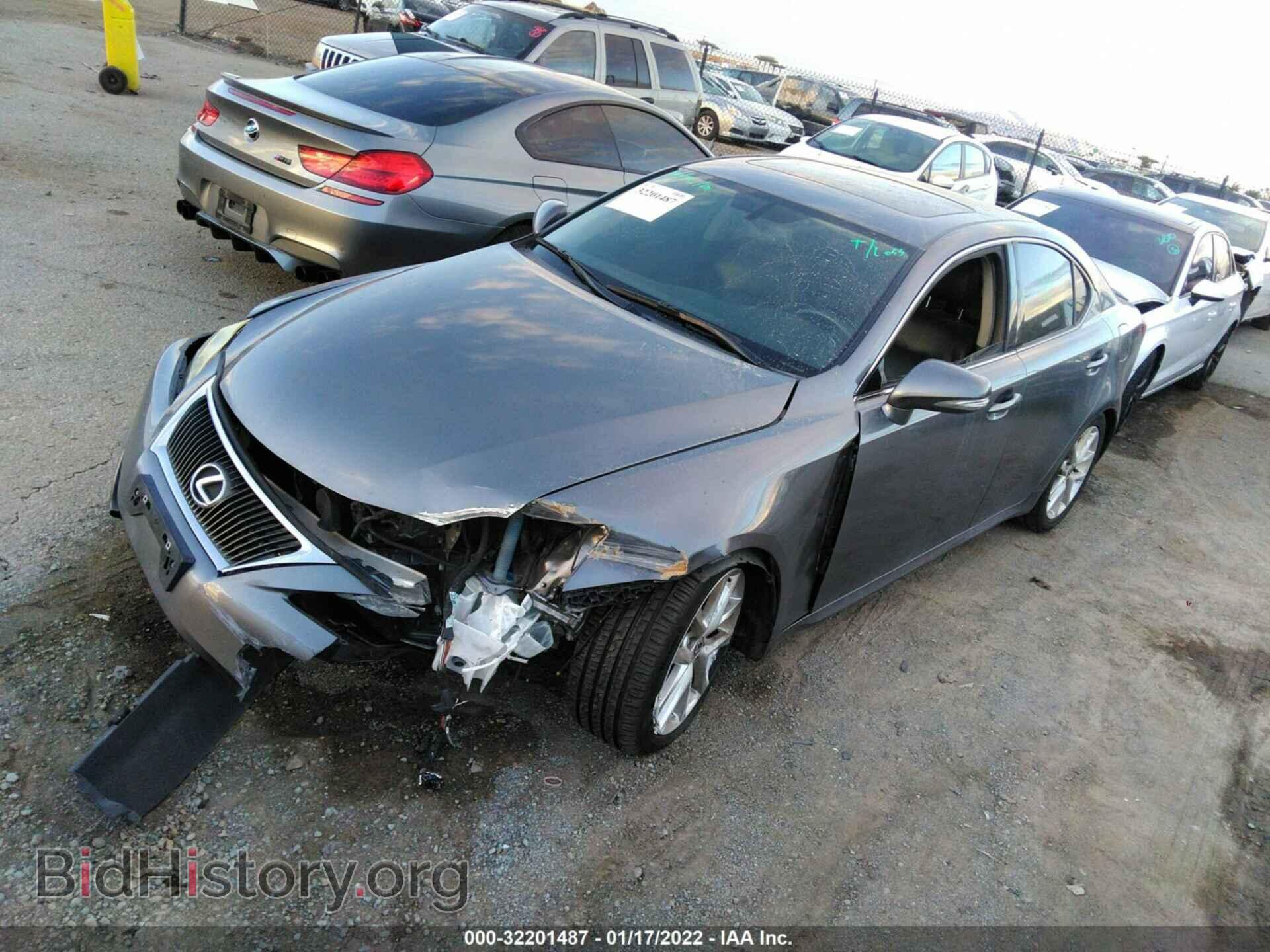 2012 LEXUS IS 250 - VIN: JTHBF5C29C5177704 - Фото 2