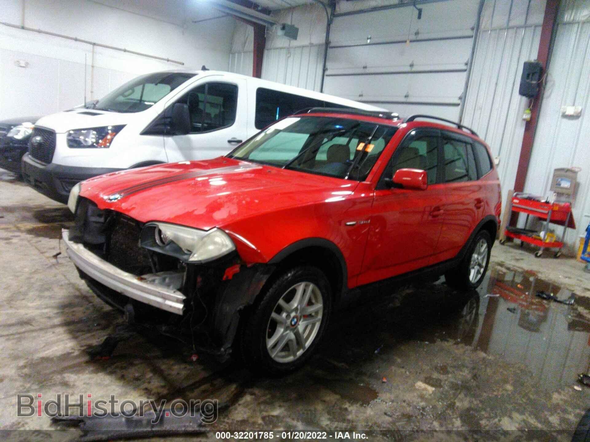 2007 BMW X3 - VIN: WBXPC93447WF00796 - Фото 2