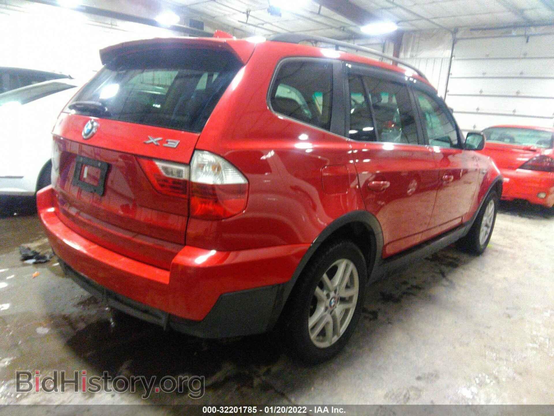 2007 BMW X3 - VIN: WBXPC93447WF00796 - Фото 4