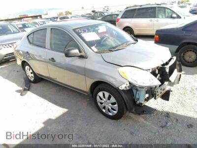 2014 Nissan VERSA S, gray — VIN 3N1CN7AP1EL850994, IAAI
