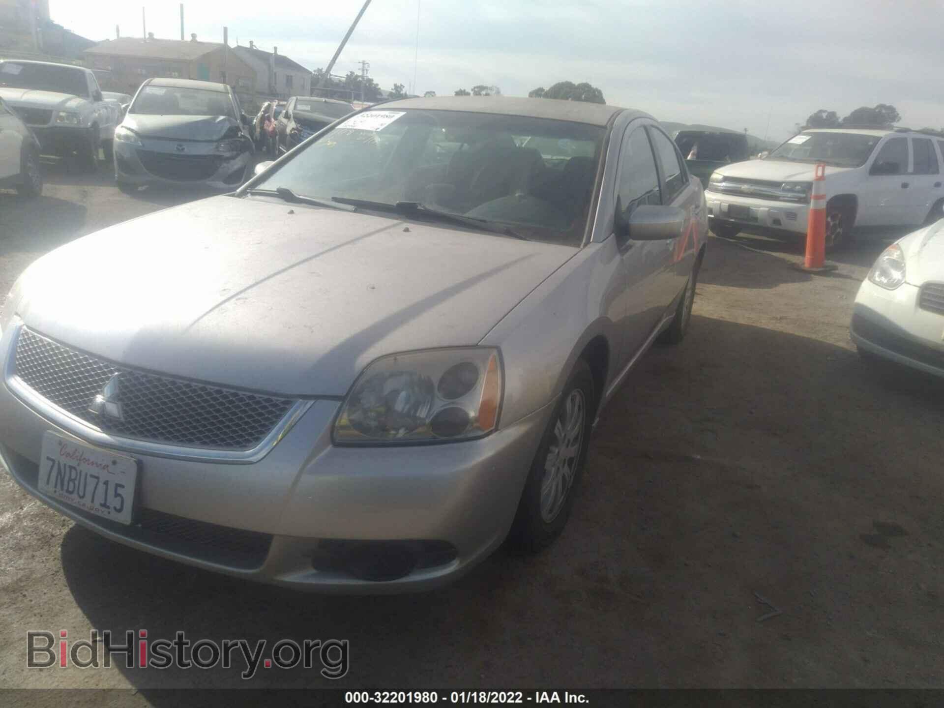 2012 MITSUBISHI GALANT - VIN: 4A32B2FF9CE019211 - Фото 2